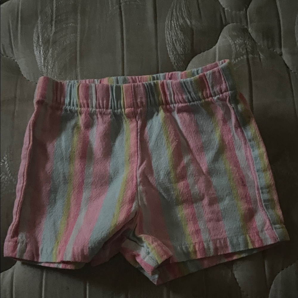 Carter's Pink and Blue Striped Kids Shorts
